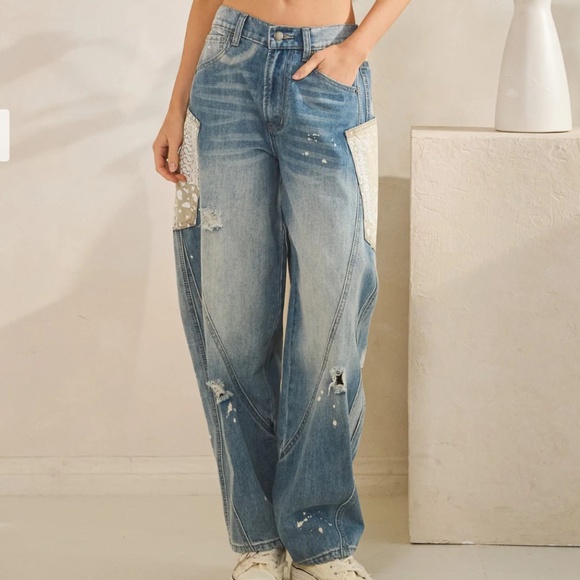 Oli & Hali “ BRENDA ” Oli and Hali PANTS WITH LARGE EXTENDED POCKETS NWOT - Picture 9 of 9